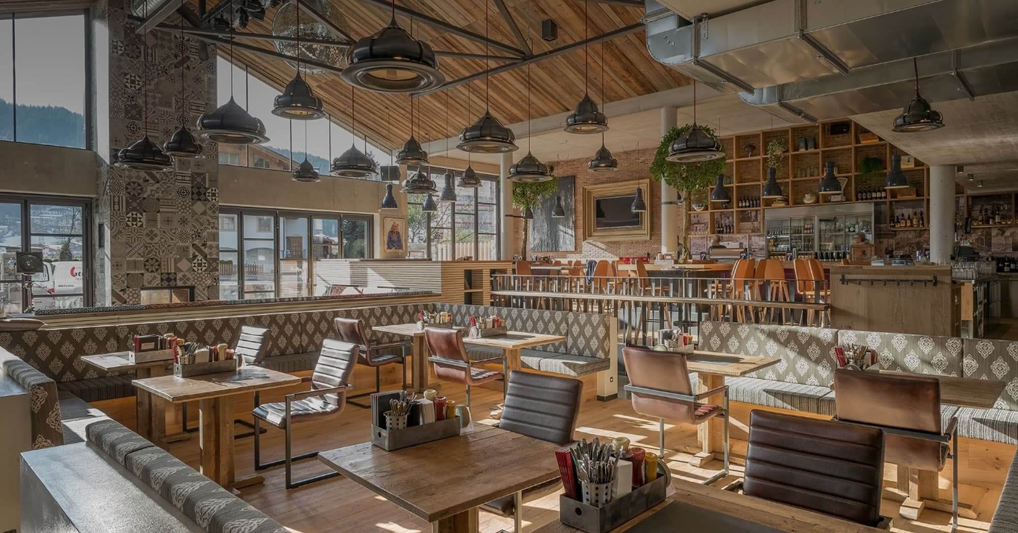 Restaurant mit einzigartigem Raumkonzept
